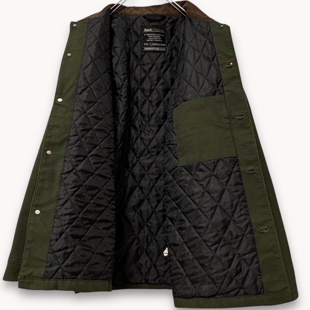 【美品】BackChannel カバーオール キルティング XXL カーキ
