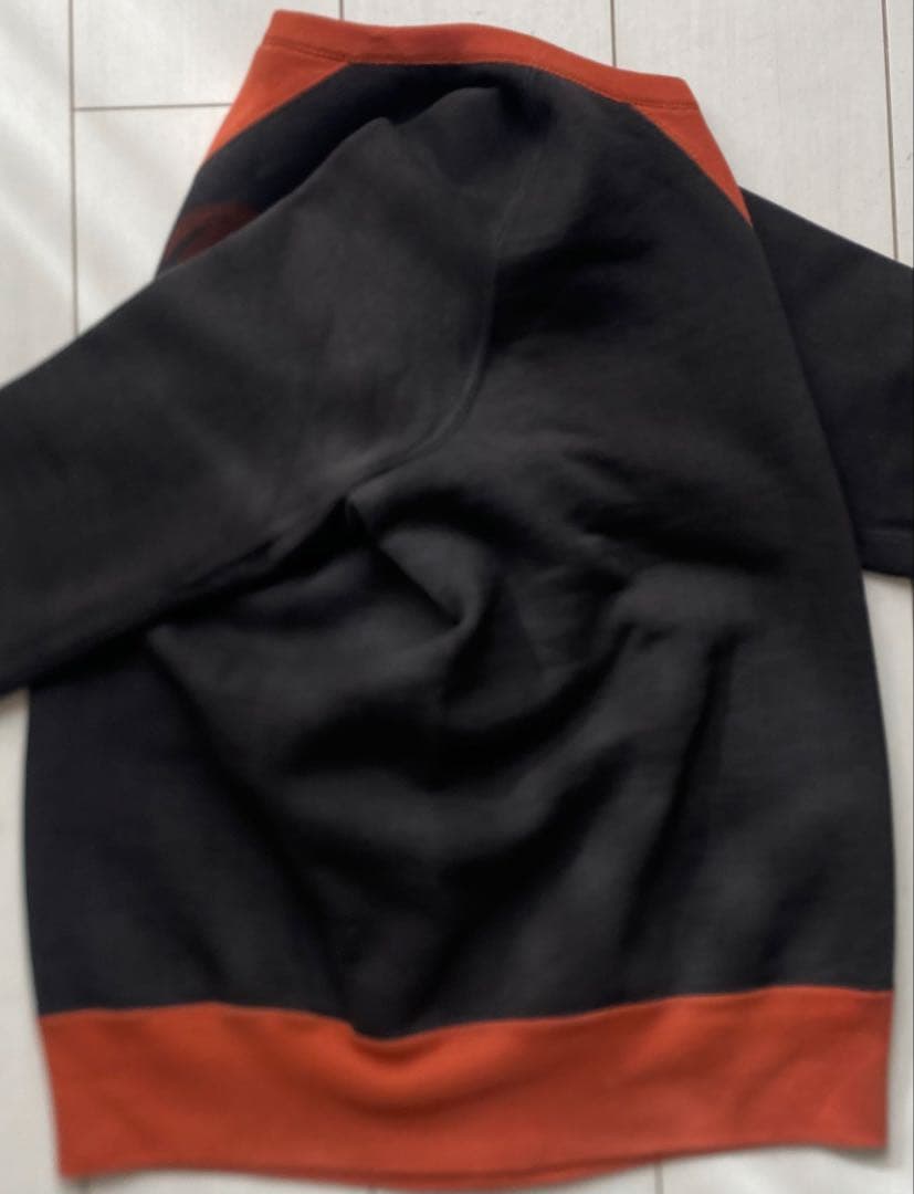 美品 deluxeware 両V フリーダムスリーブ ツートーン スウェット L