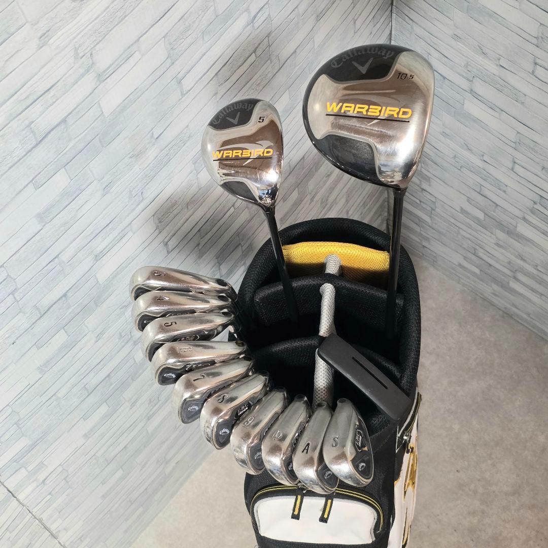 ゴルフクラブメンズセット キャロウェイ ウォーバード フルセット R 右