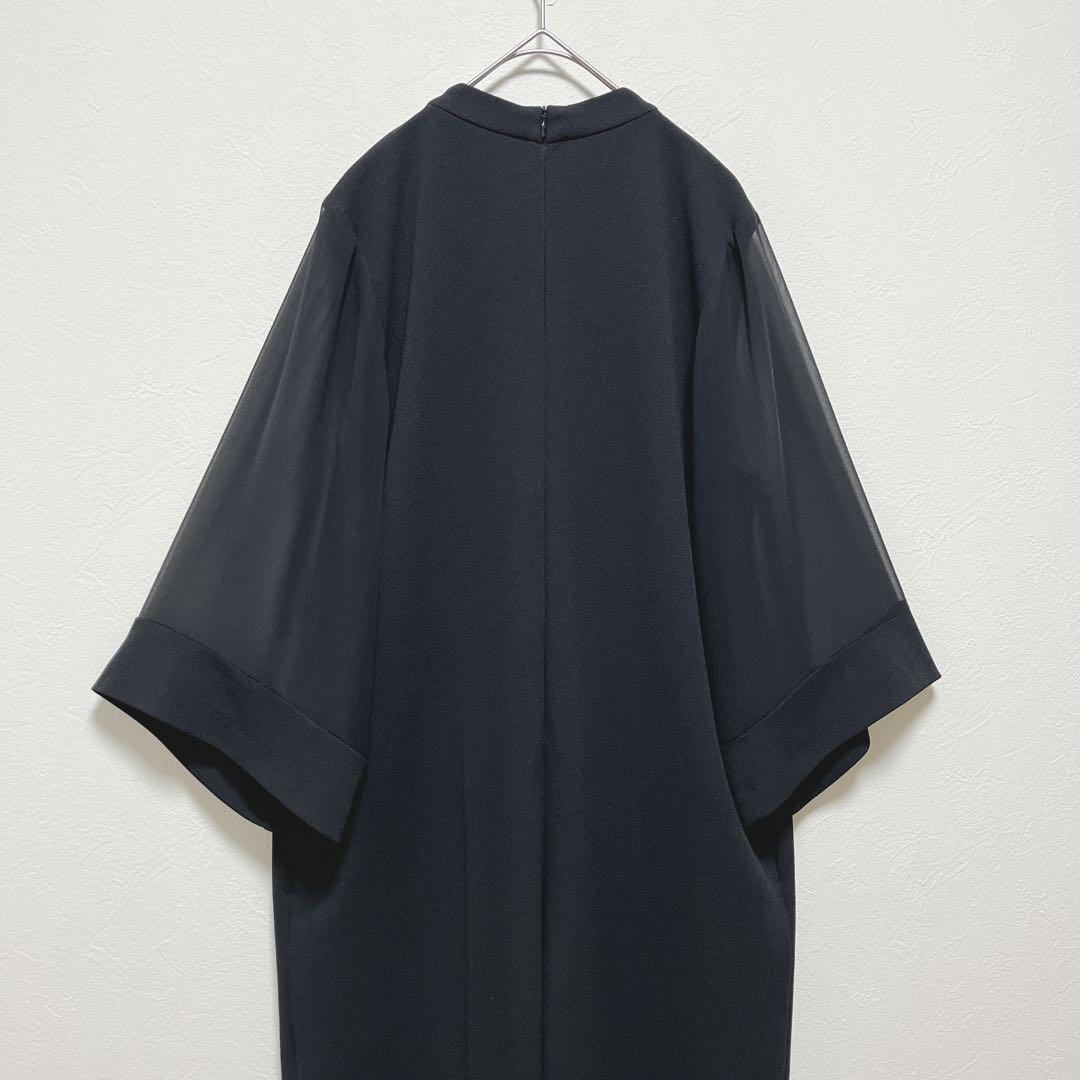 【resilレジル】シアースリーブジャンプスーツ/試着のみ美品/パンツドレス