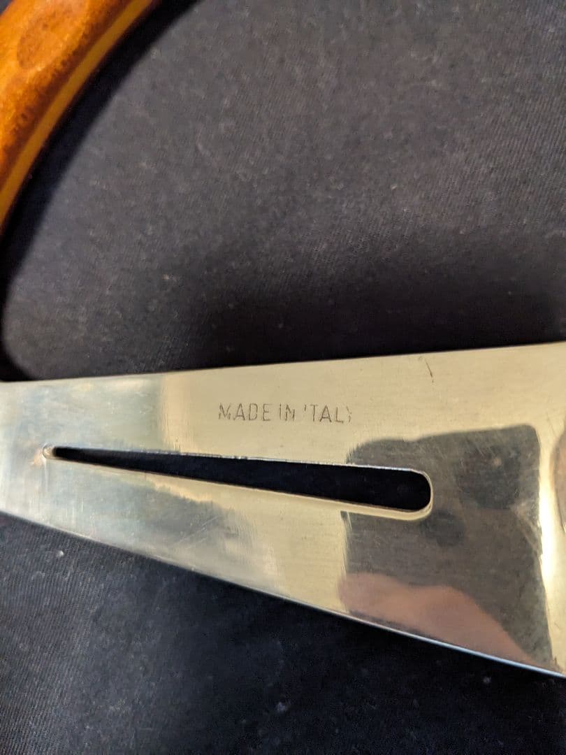 当時物 NARDI ウッド ステアリング 36Φ