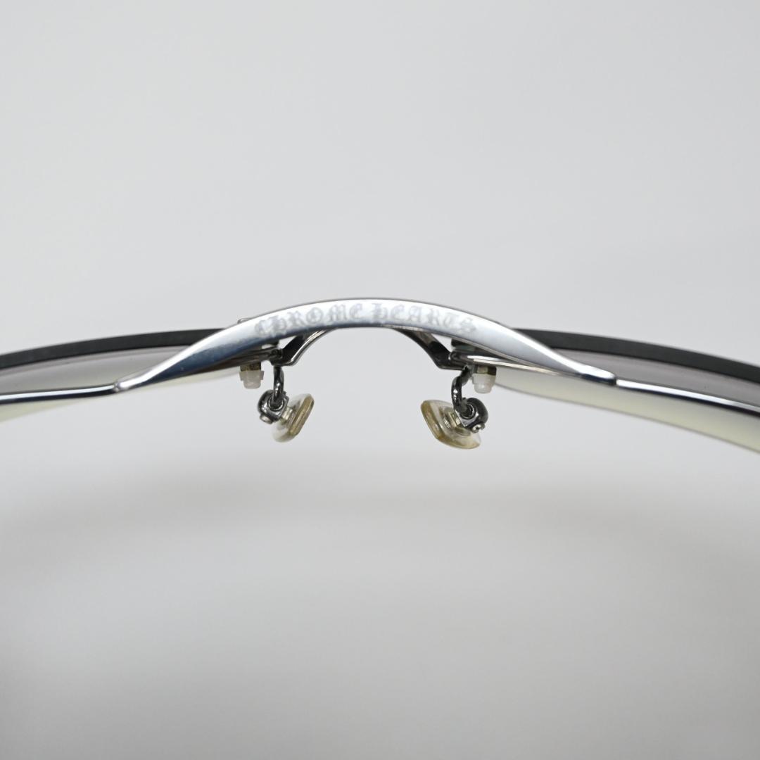 ■ クロムハーツ リムレスサングラス シルバー925×チタン 47685★年