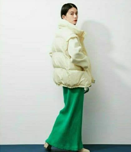 【新品未使用】ADAM ET ROPÉ 2WAY デタッチャブル中綿ベスト