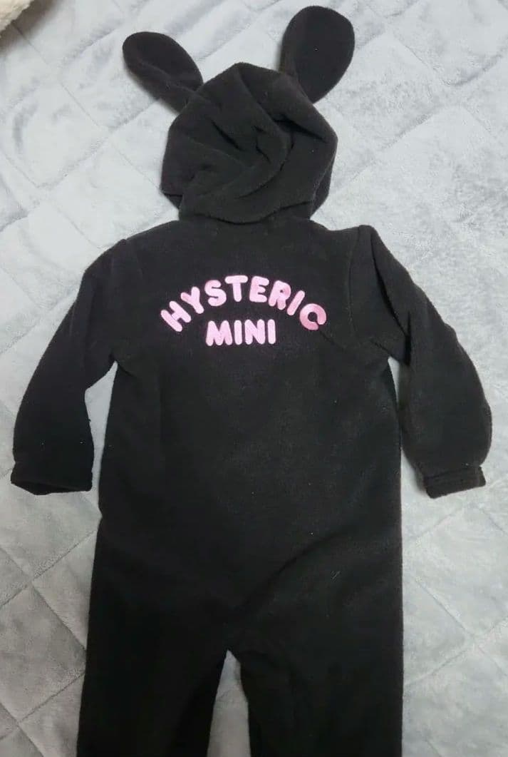 新品タグ付き　HYSTERICMINI ロンパース　80cm　リバーシブル