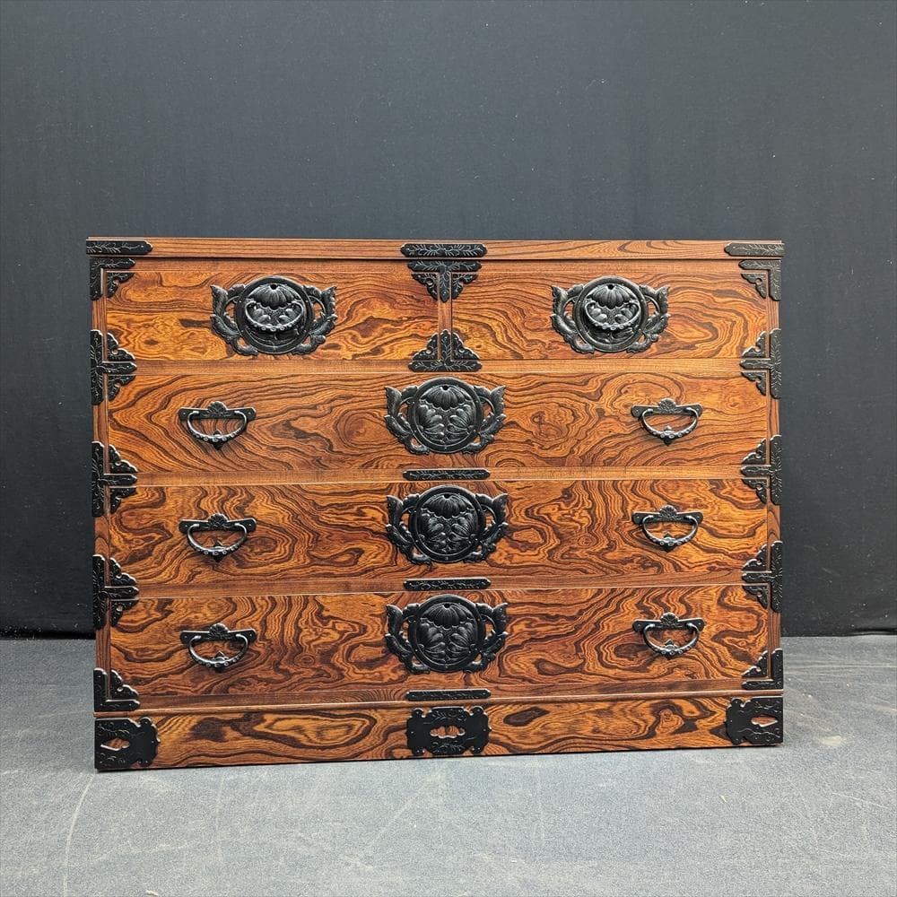 美品　岩谷堂箪笥　欅産業　うるし　欅 ケヤキ　整理箪笥　タンス　箪笥　チェスト