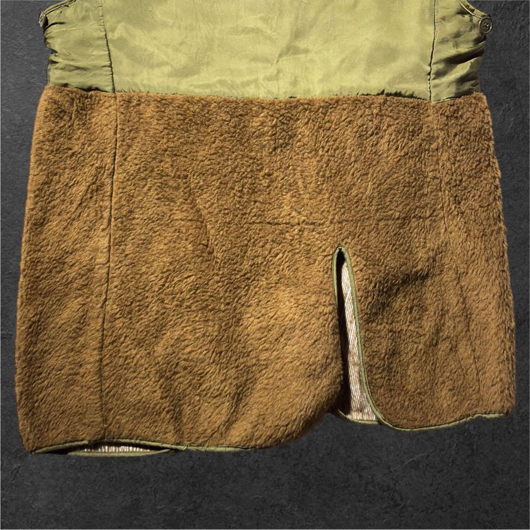 イタリア軍 ボアライナーベスト グランパコア カーキ 茶