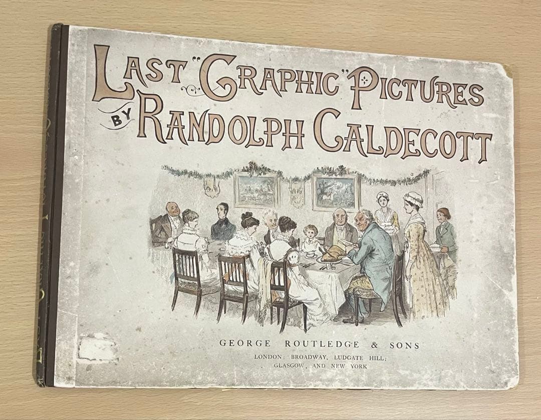 No.374 希少 古書 洋書 絵本 コールデコット アンティーク