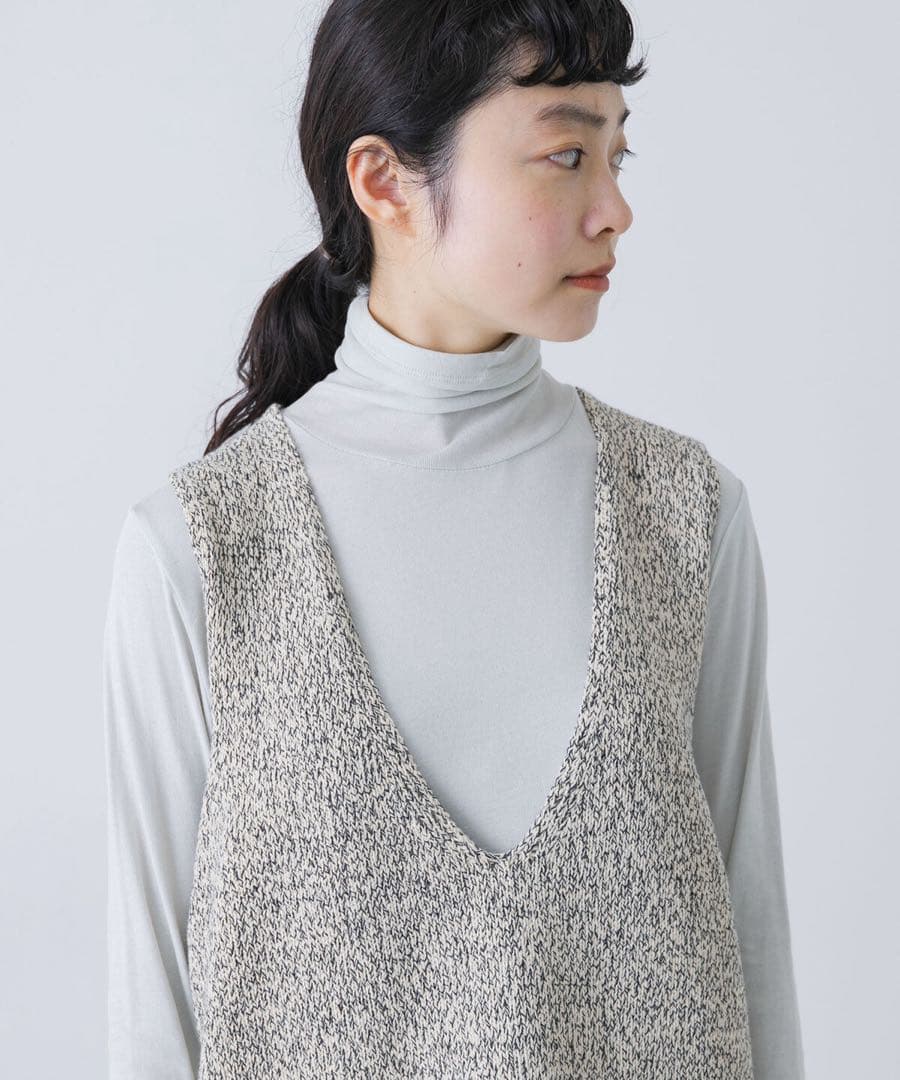 かぐれ　テープヤーンニットベスト　新品未使用