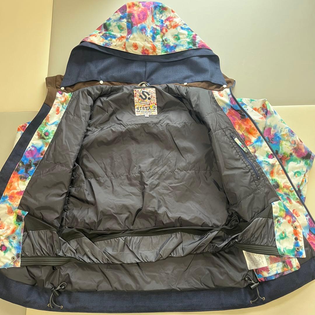 【極美品】sista.Jスキー スノボ ウェア 上下セット レディースS 総柄