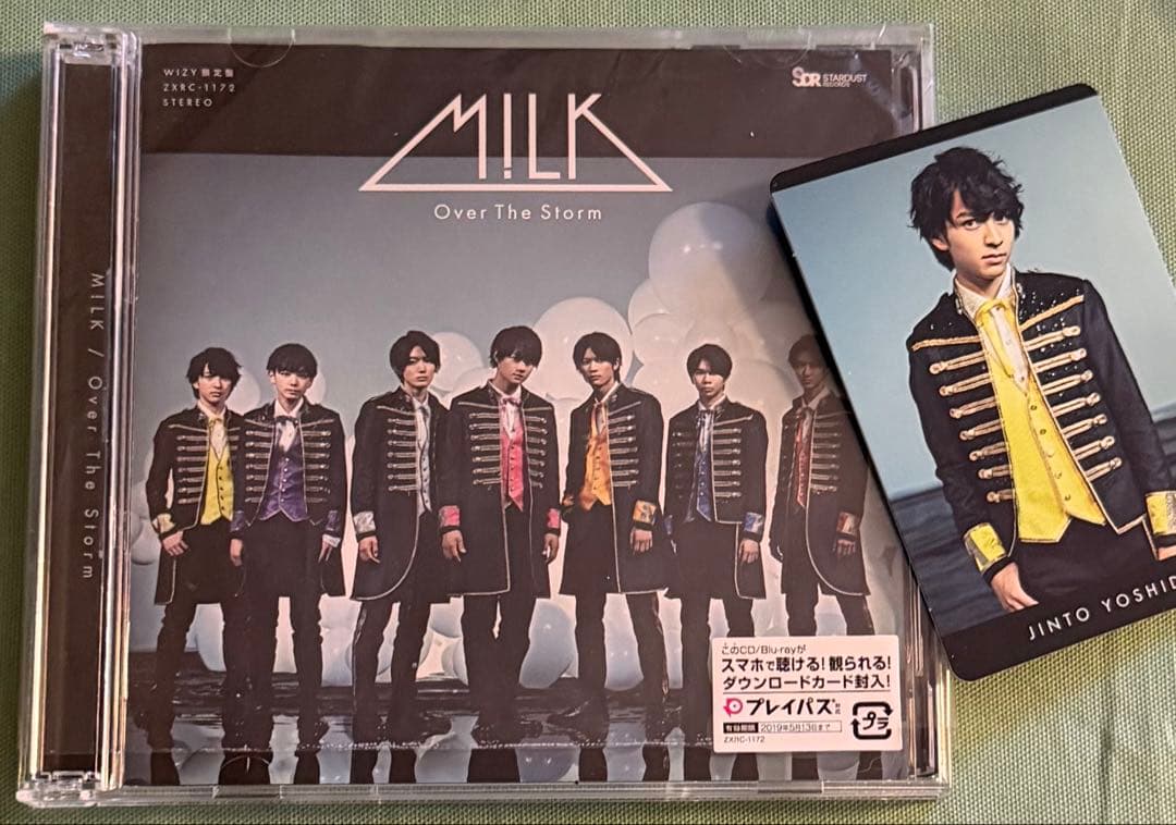 M!LK「Over The Storm」WIZY限定盤 吉田仁人 トレカ