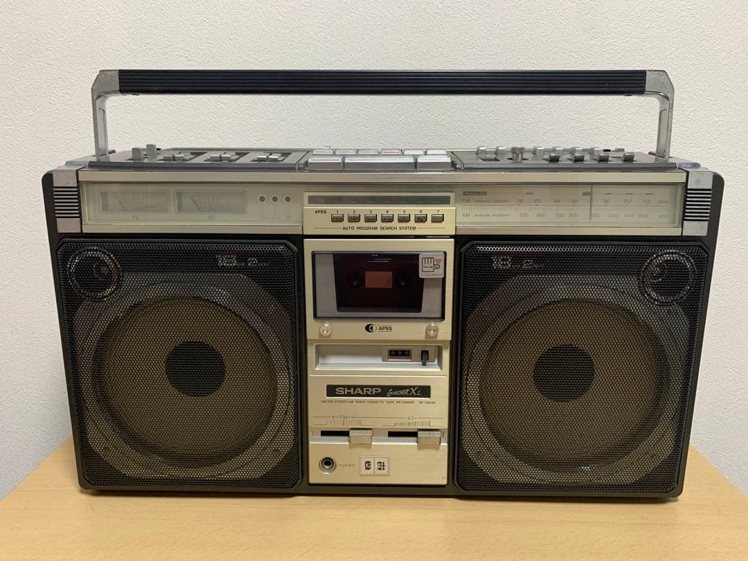 SHARP GF-505SB ラジオ付ステレオテープレコーダージャンク品