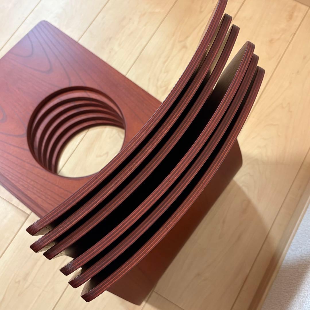 希少 天童木工 木製 曲木 座椅子 6脚セット TENDO 旧ロゴ