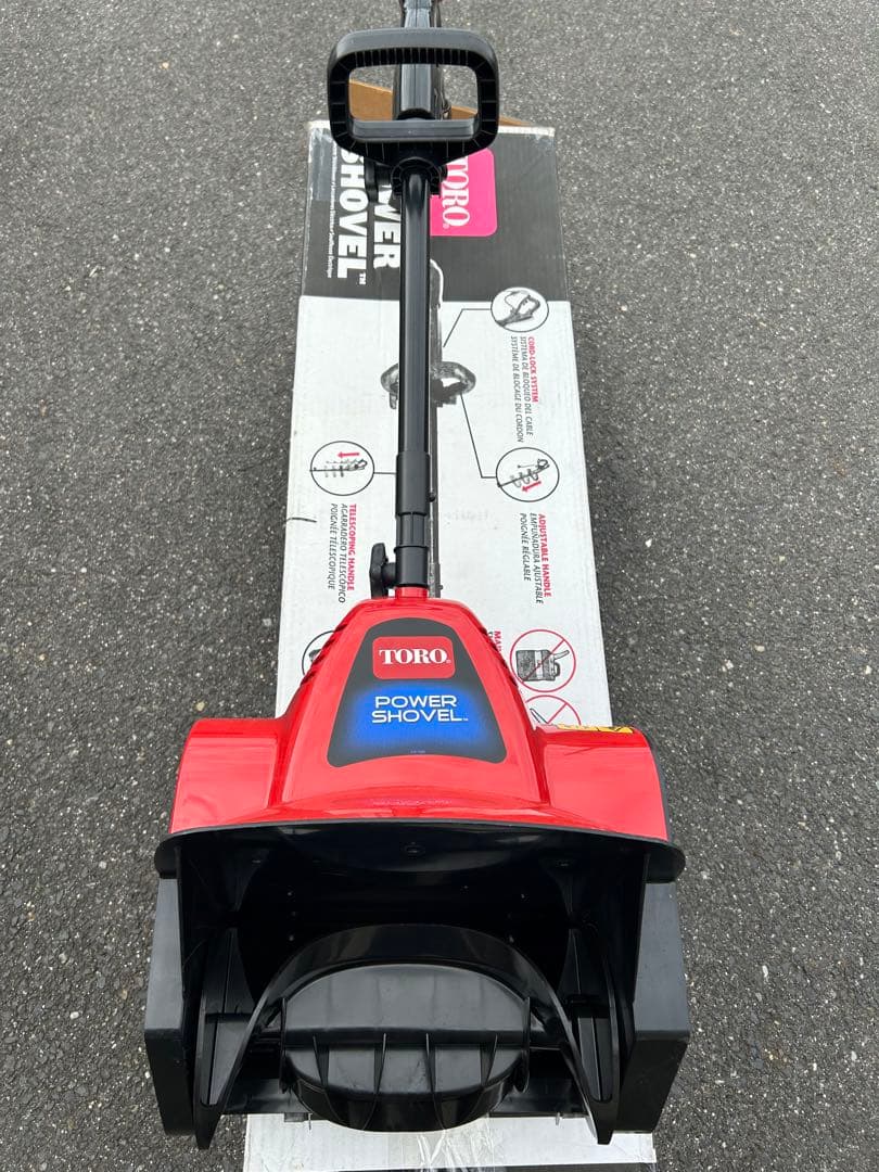 TORO 電動スノーショベル Toro 38361（20M防雨延長コード付き）