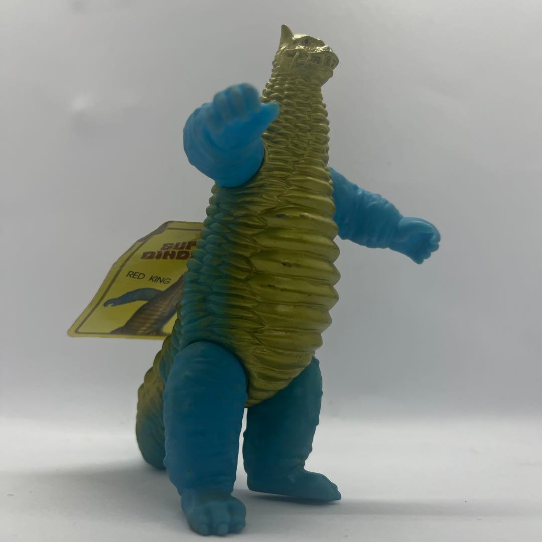 2本ツノ レッドキング パチ 怪獣 ソフビ 円谷プロ ブルマァク マルサン 当時