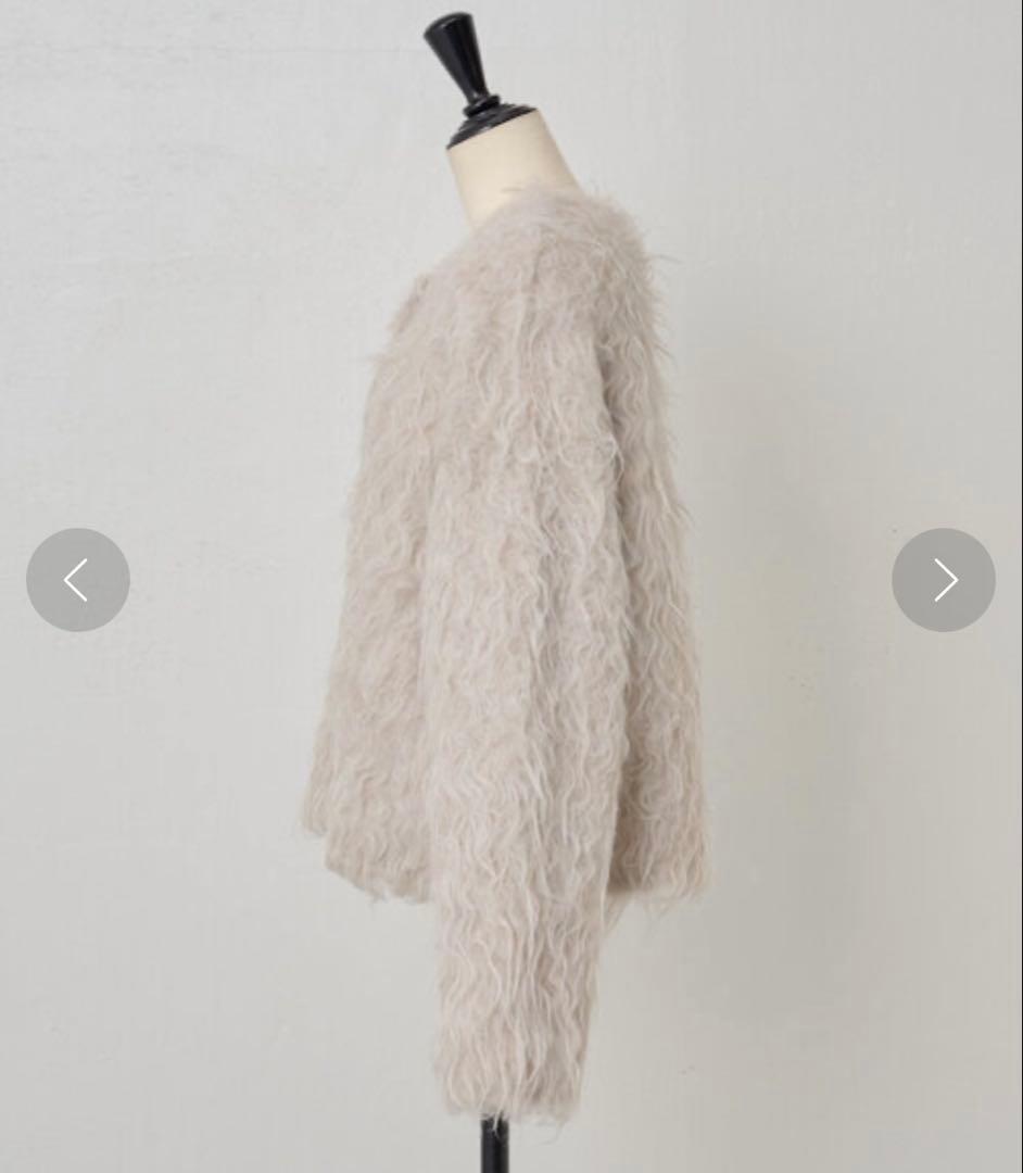 専用　BEARDSLEY ファー素材 カーディガン 長袖