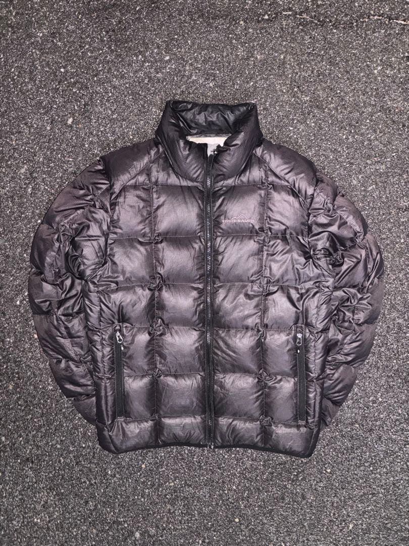 00s パッカブル Eddie Bauer キルティング ライト ダウン y2k