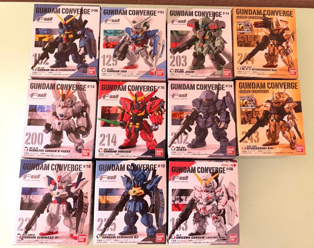 【まとめ売り】ガンダム コンバージ GUNDAM CONVERGE