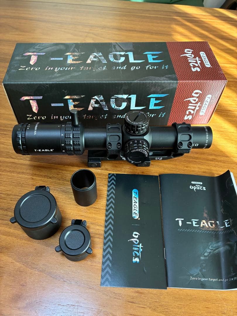 T-EAGLE ライフルスコープ 1.2-6x24WA ショートスコープ