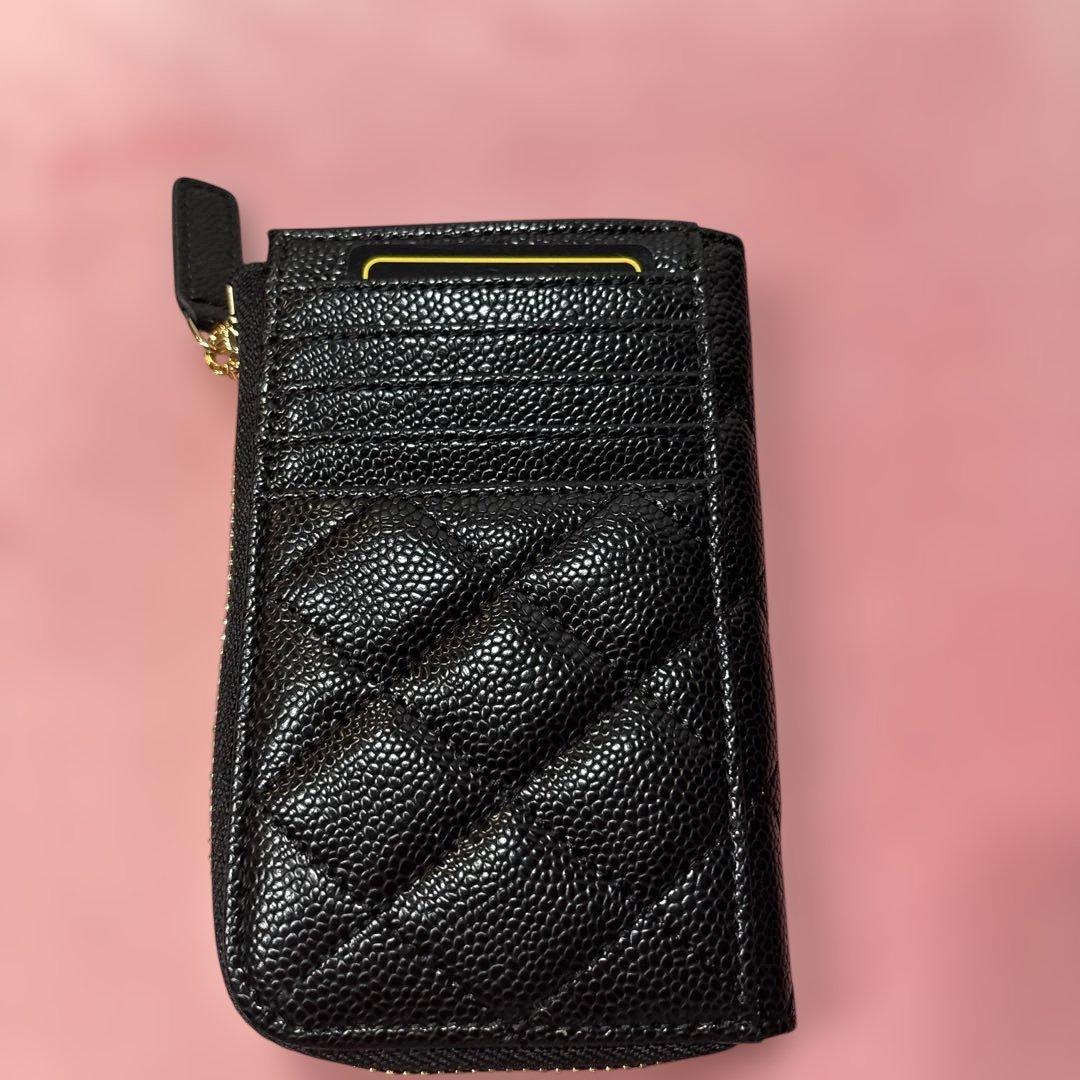 CHANELノベルティミニ財布新品未使用黒