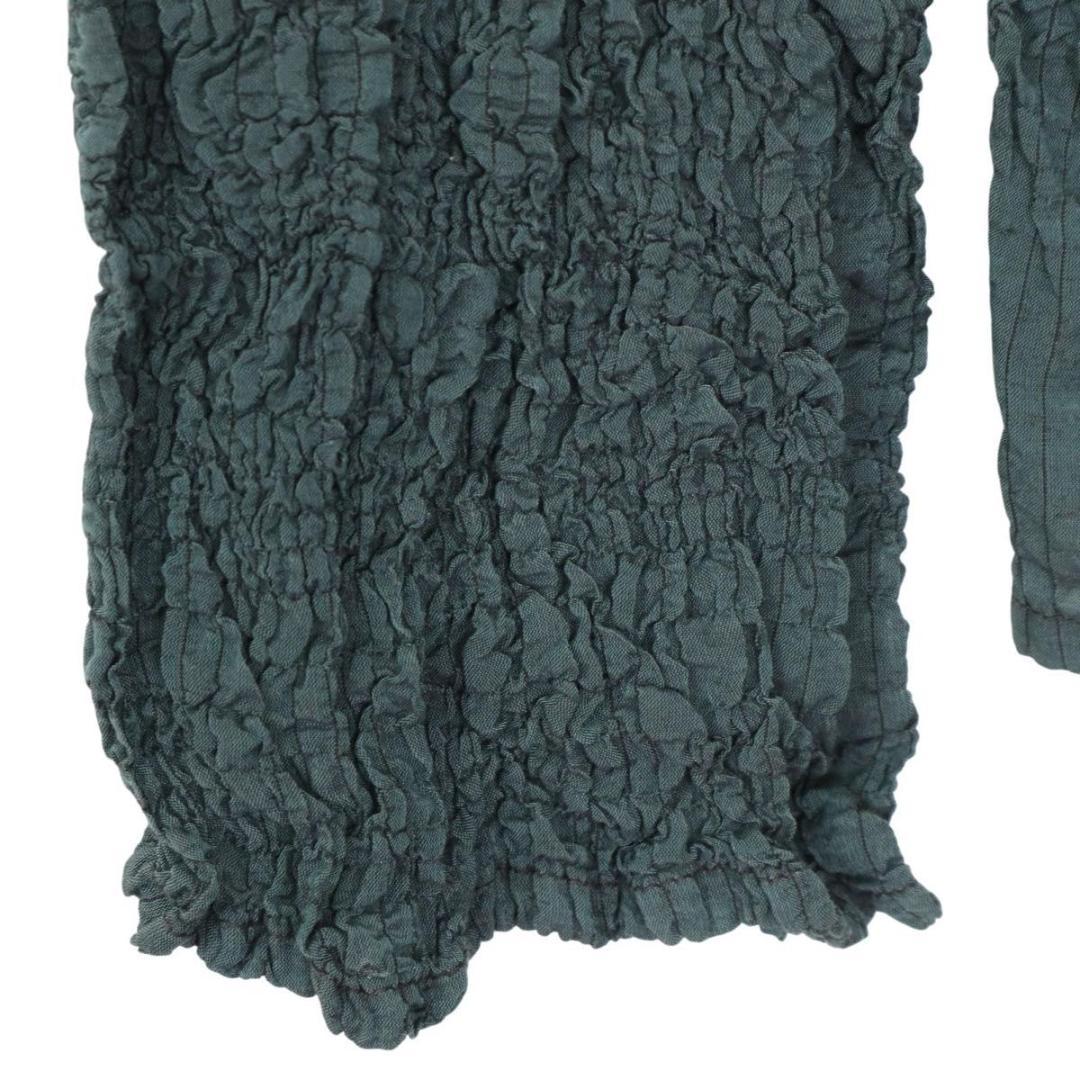 y2k ISSEY MIYAKE ミーイッセイミヤケ　トップス　シワ加工 総柄