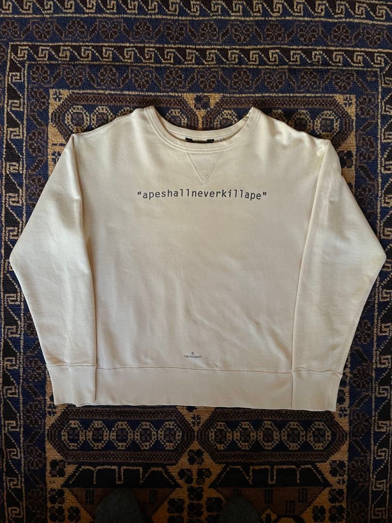 希少 90s A BATHING APE A.S.N.K.A. SWEAT