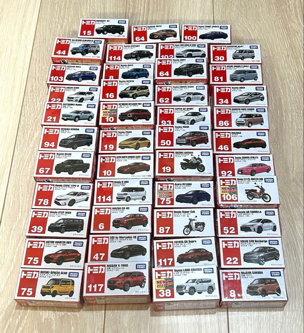 新品未使用　トミカ　まとめ売り　43台