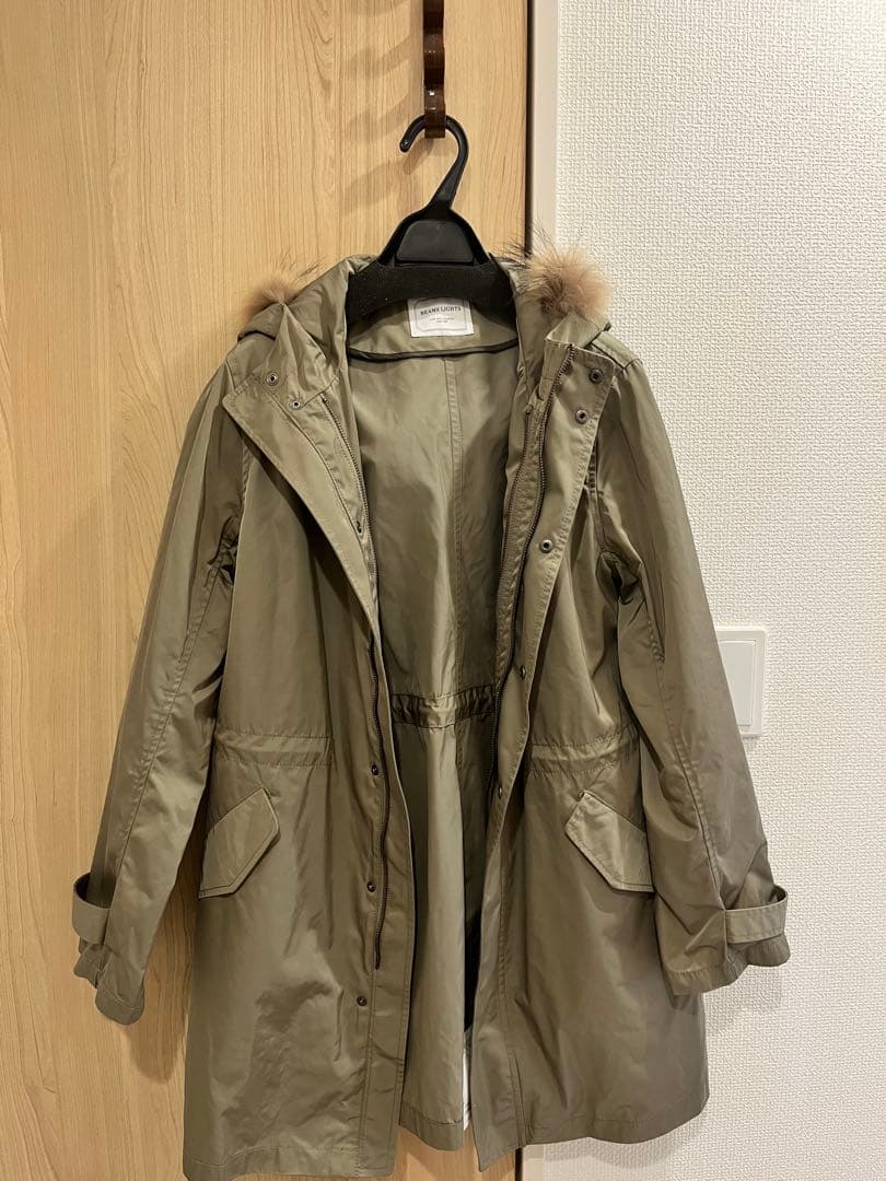 BEAMS LIGHTS 4wayモッズコート　オリーブ