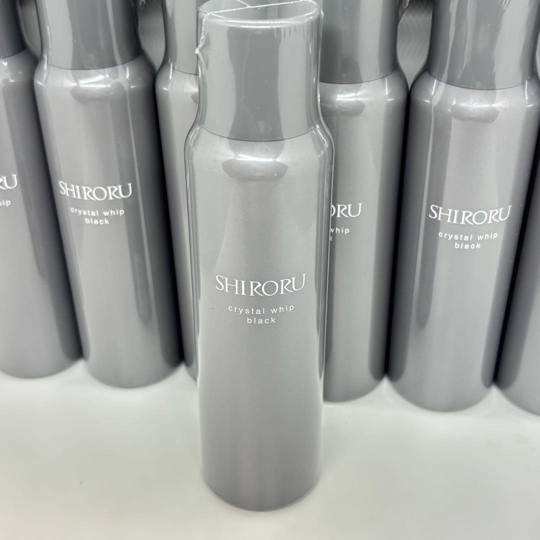 SHIRORU クリスタルホイップ ブラック120g 洗顔料 17本セット