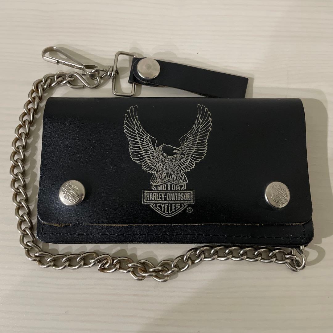 90s USA製 Harley Davidson トラッカーウォレット 長財布