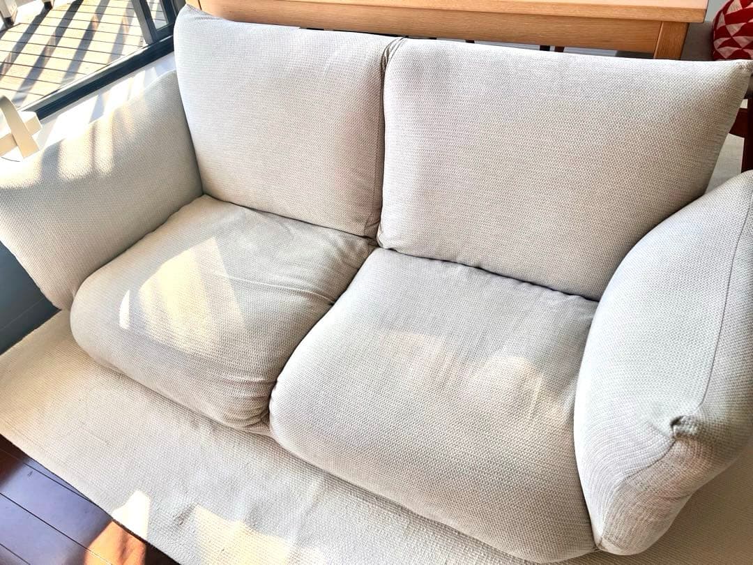 無印良品/ リクライニングフロアソファ　２シーター　ベージュ