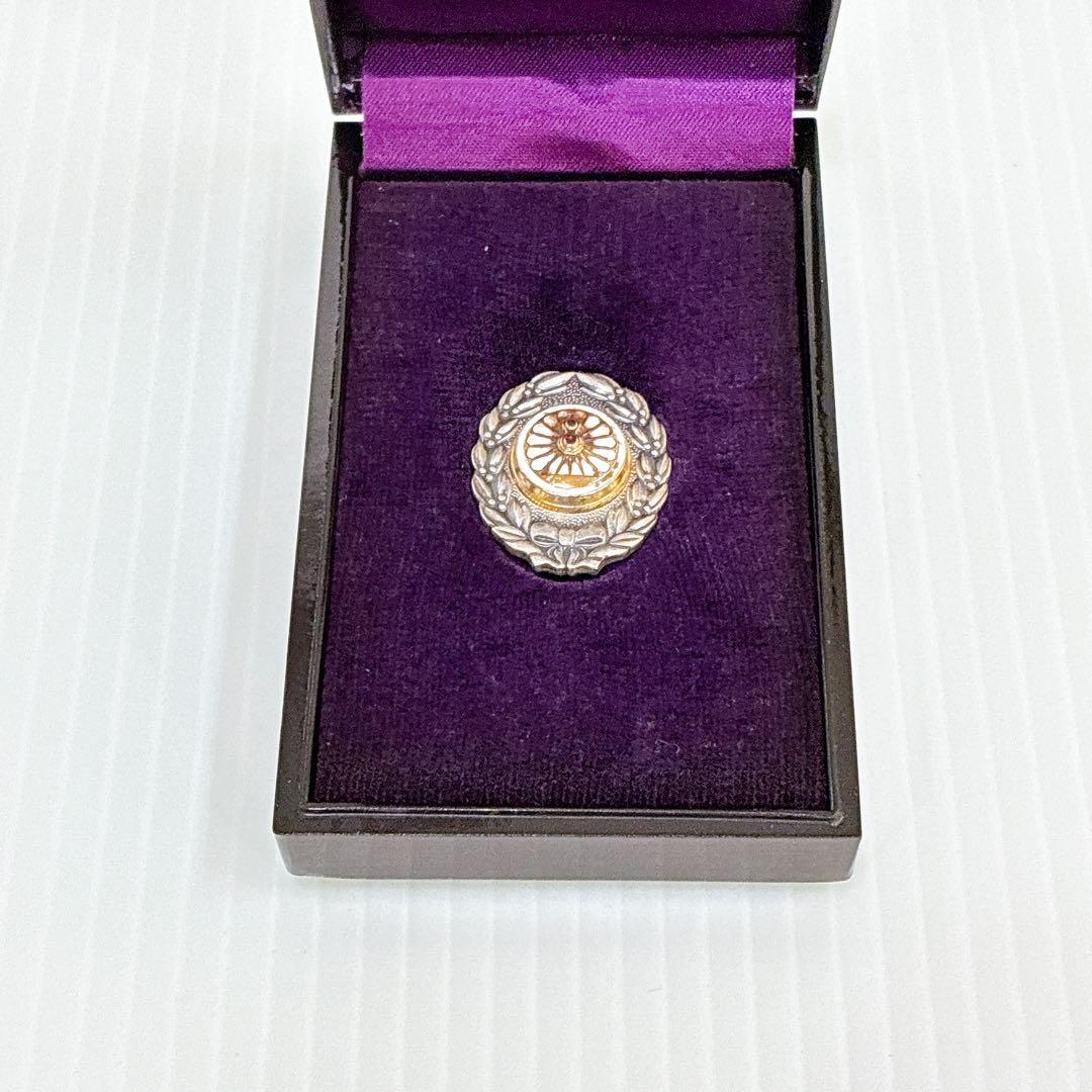 【功績章付き】日本国有鉄道 駅長帽子 当時物 制帽 ヴィンテージ 銀細工 純銀