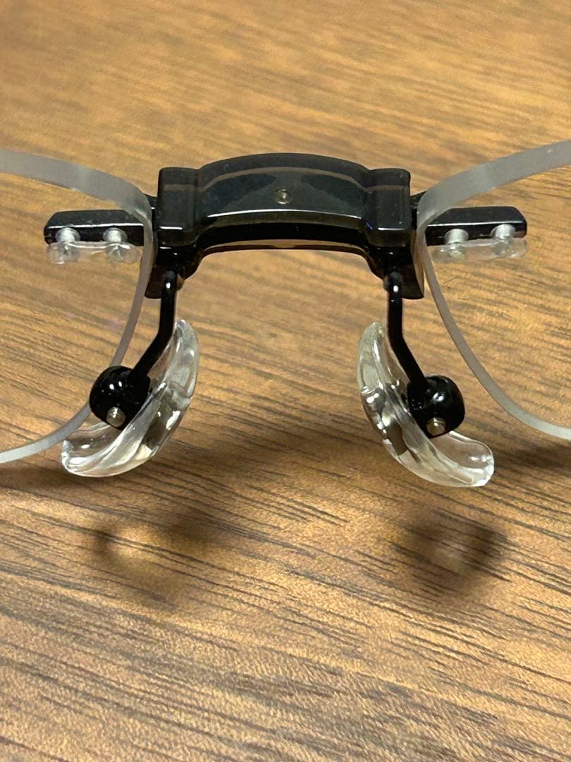 999.9 TW-45T リムレス メガネ(度あり)黒　こめかみが痛くなりにくい