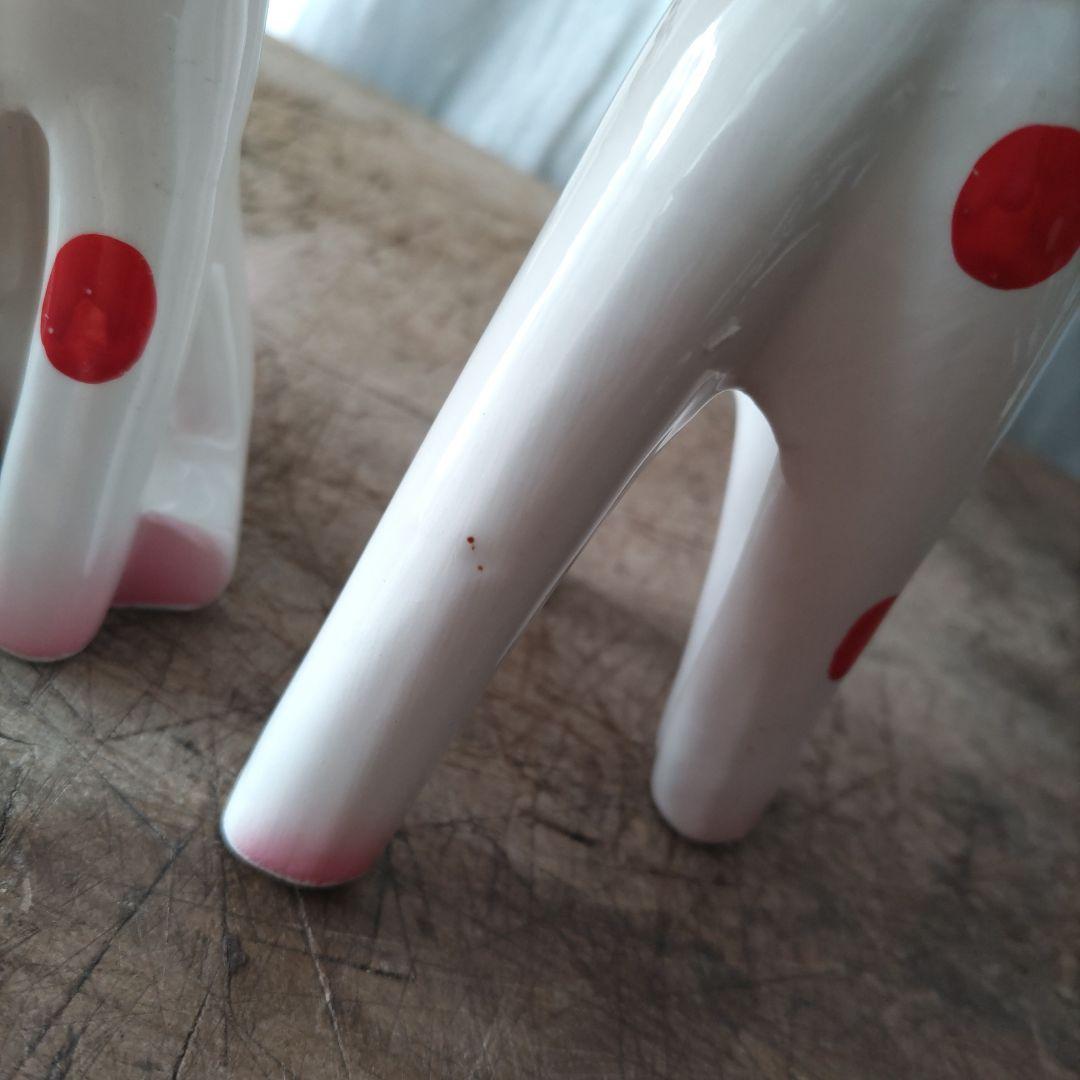 昭和レトロ バンビ 鹿 親子 置物 ヴィンテージ / 内藤ルネ 宇山あゆみ 猫