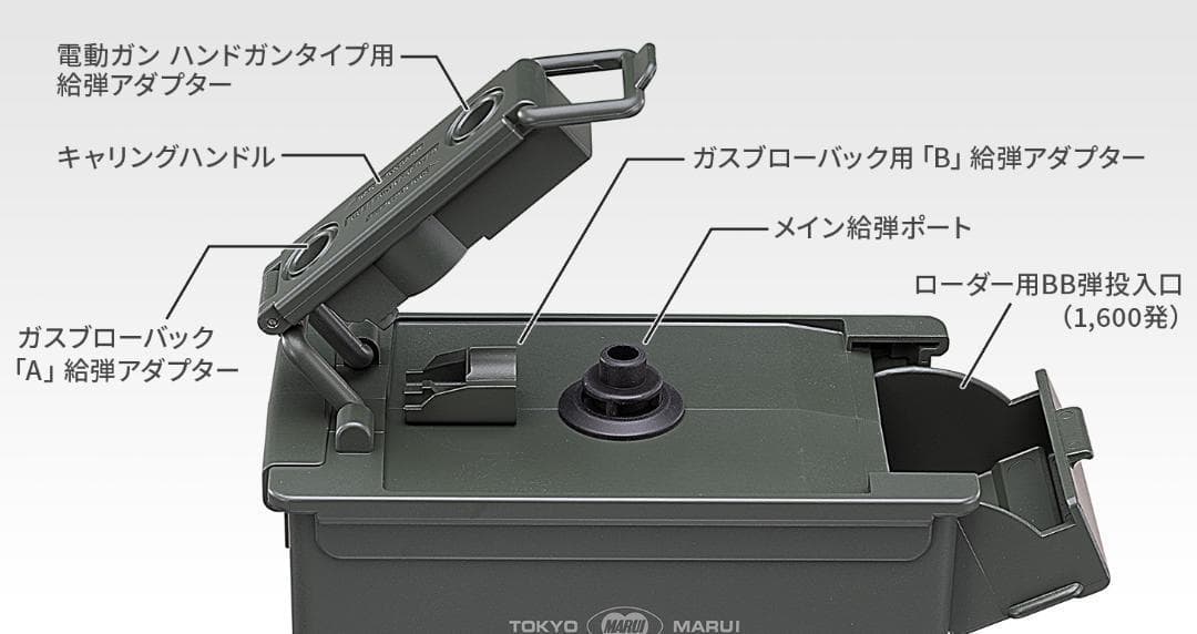 ま*と様 東京マルイ BBオートローダー（電動式ローダー、1600発、電動給弾）