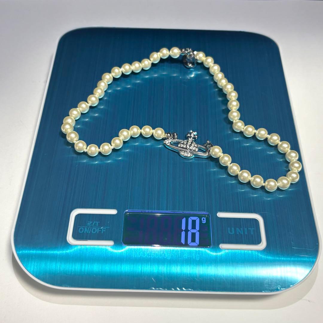 未使用級　正規品　ヴィヴィアンウエストウッド　パールネックレス　オーブ 長さ39