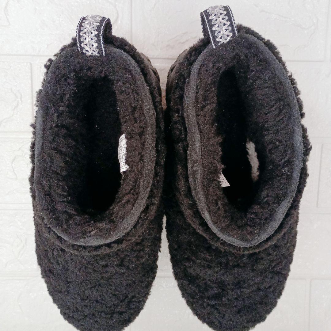 極美品 UGG アグ ベンチャーデイズ ウルトラミニ コージー 25.0 黒