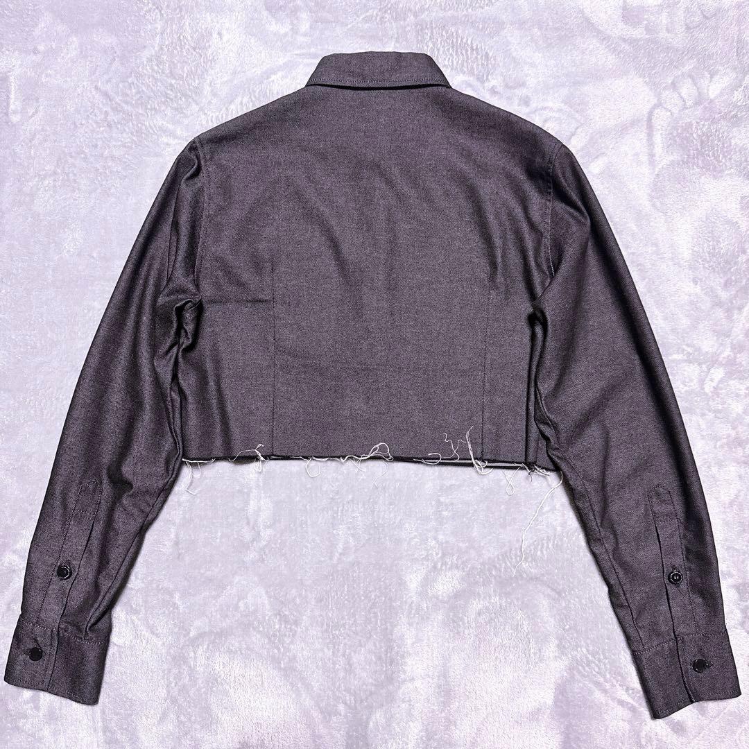 23SS【未使用】RAF SIMONS CROPPED DENIM SHIRT