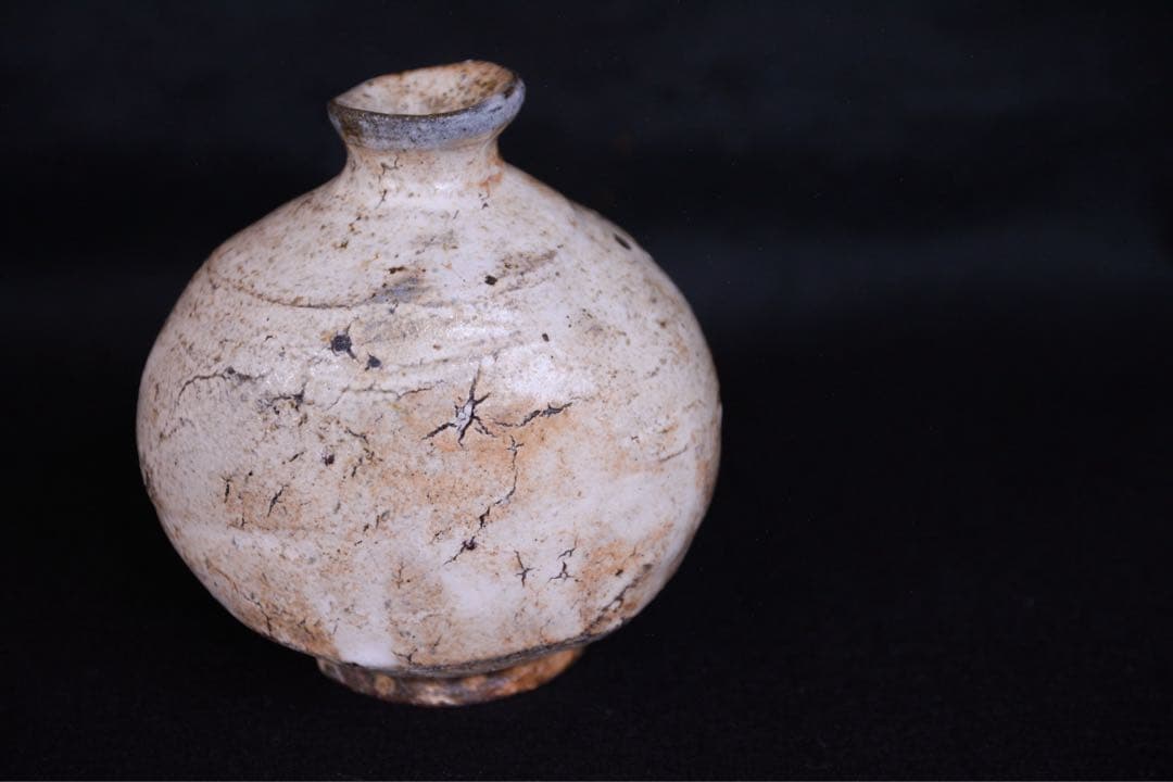 みつるつる様●【丸田宗彦】粉引唐津扁壺徳利