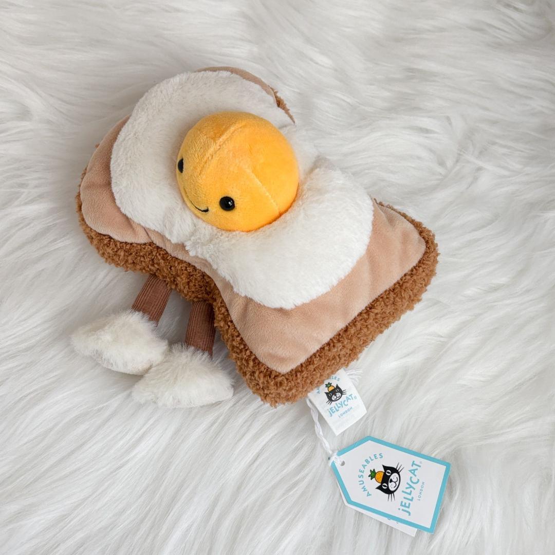 新品　　エッグトースト　目玉焼き　ぬいぐるみ　袋付き