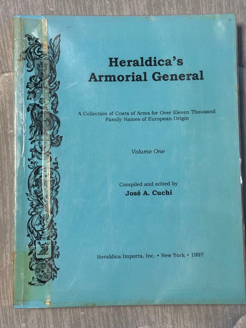 ヘラルディカ紋章本 1巻 レア品