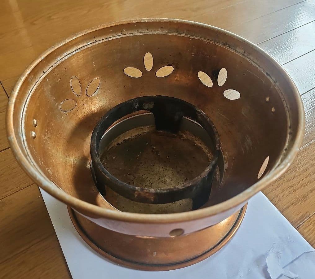 銅製 七輪 炭火焼き用
