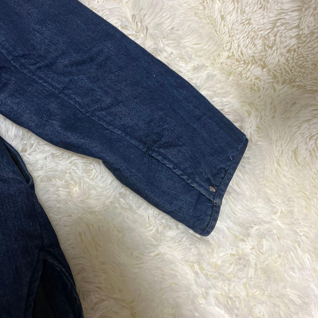 【極美品】GALERIE VIE セルヴィッチデニム キルトノーカラー ブルゾン