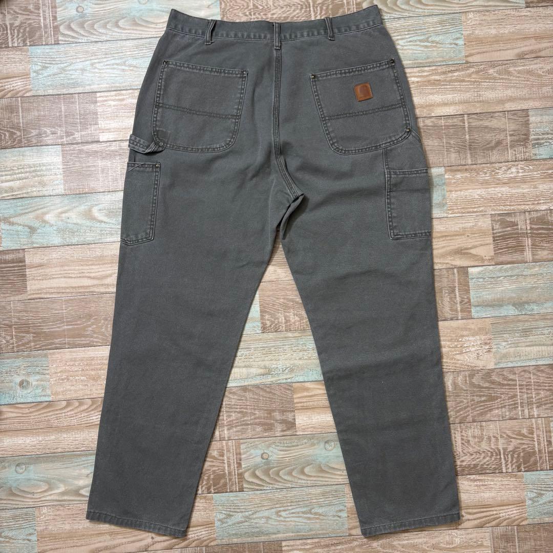 け*た様 カーハート ダブルニー ペインターパンツ モスグリーン MOS W34