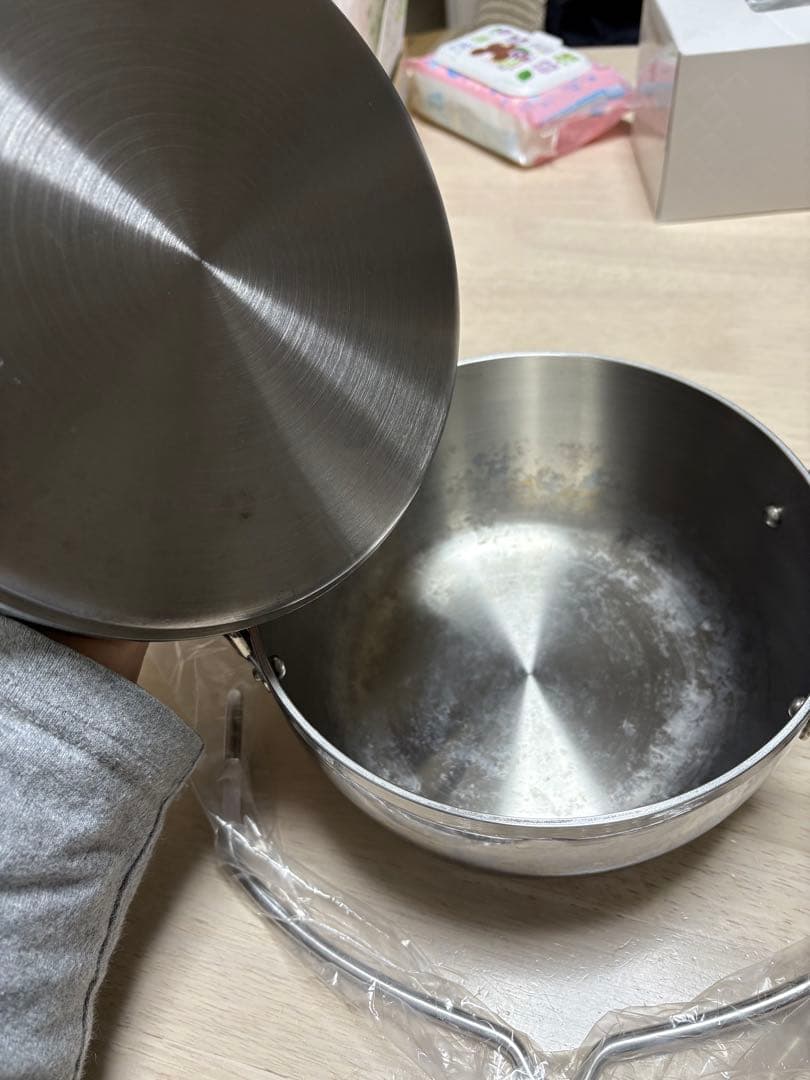 【燕三条製】TSBBQ ライトステンレス三層鋼 ダッチオーブン 8インチ ミラー