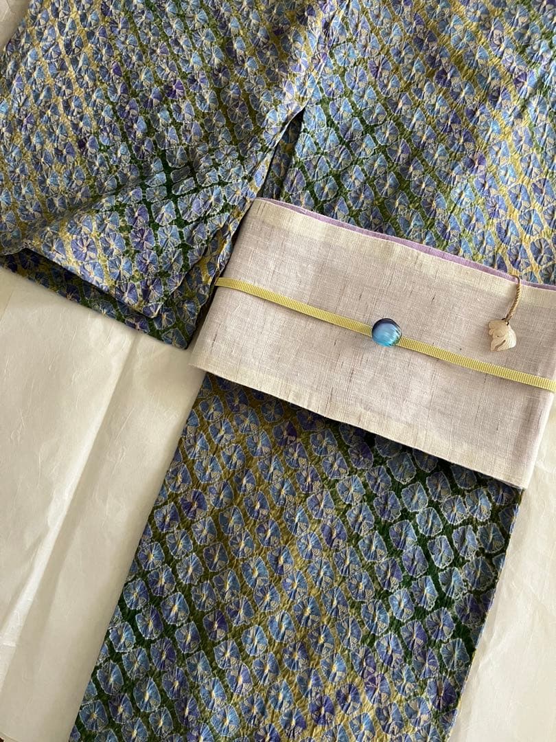 有松蜘蛛絞り✴︎暈し染め