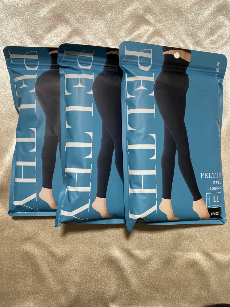 PELTHY 着圧レギンス LL ブラック