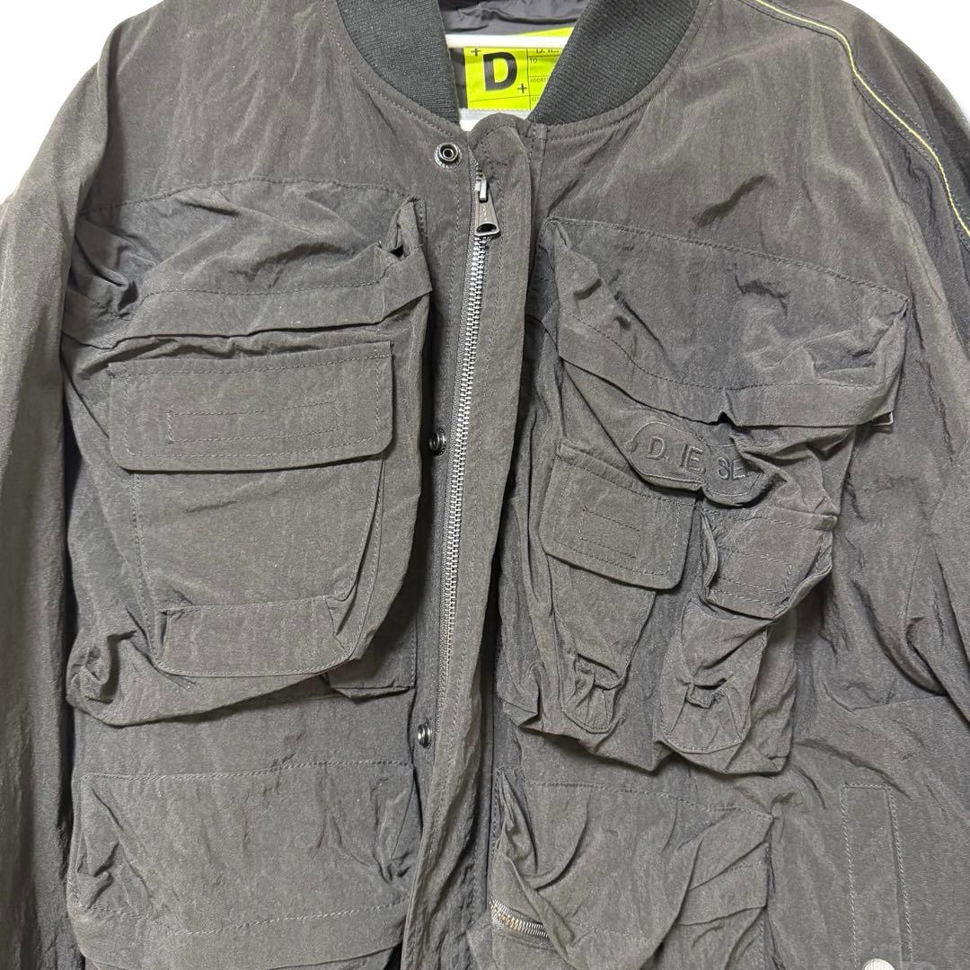 【美品】DIESEL J-Stain-Short ボンバージャケット　48サイズ