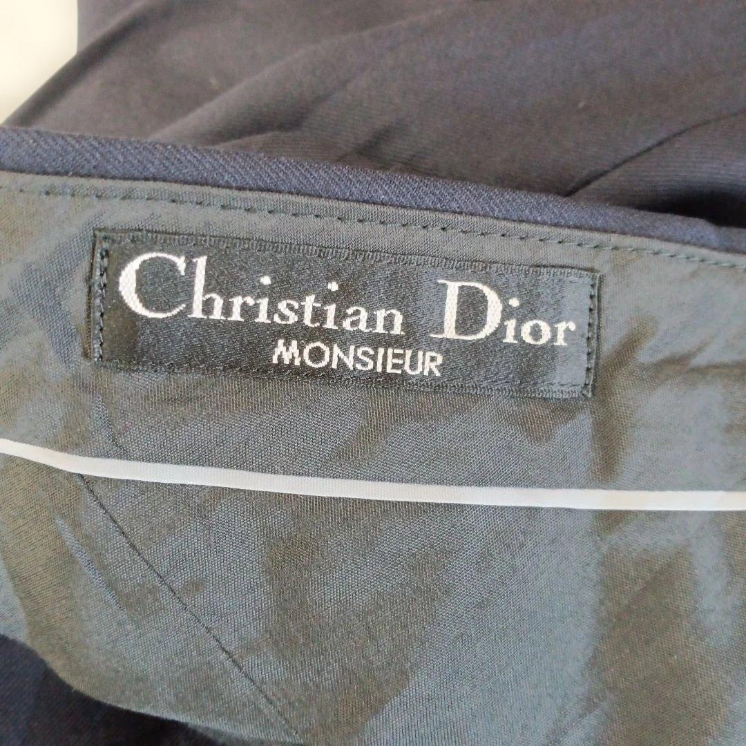 値下げ■11.6 a2 クリスチャンディオール ムッシュ ウールスラックス