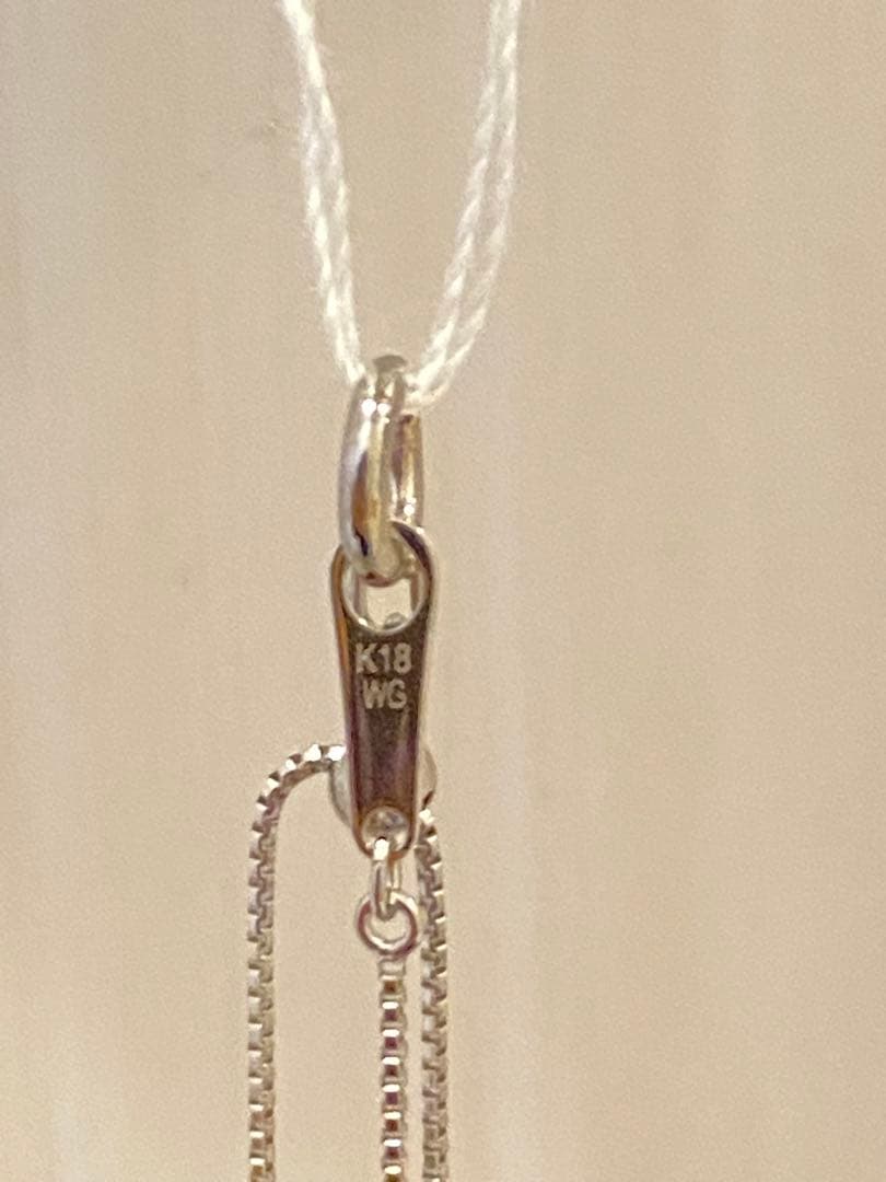 最終値下げ⭐︎K18WG ベネチアン　45cm スライドアジャスター　ネックレス