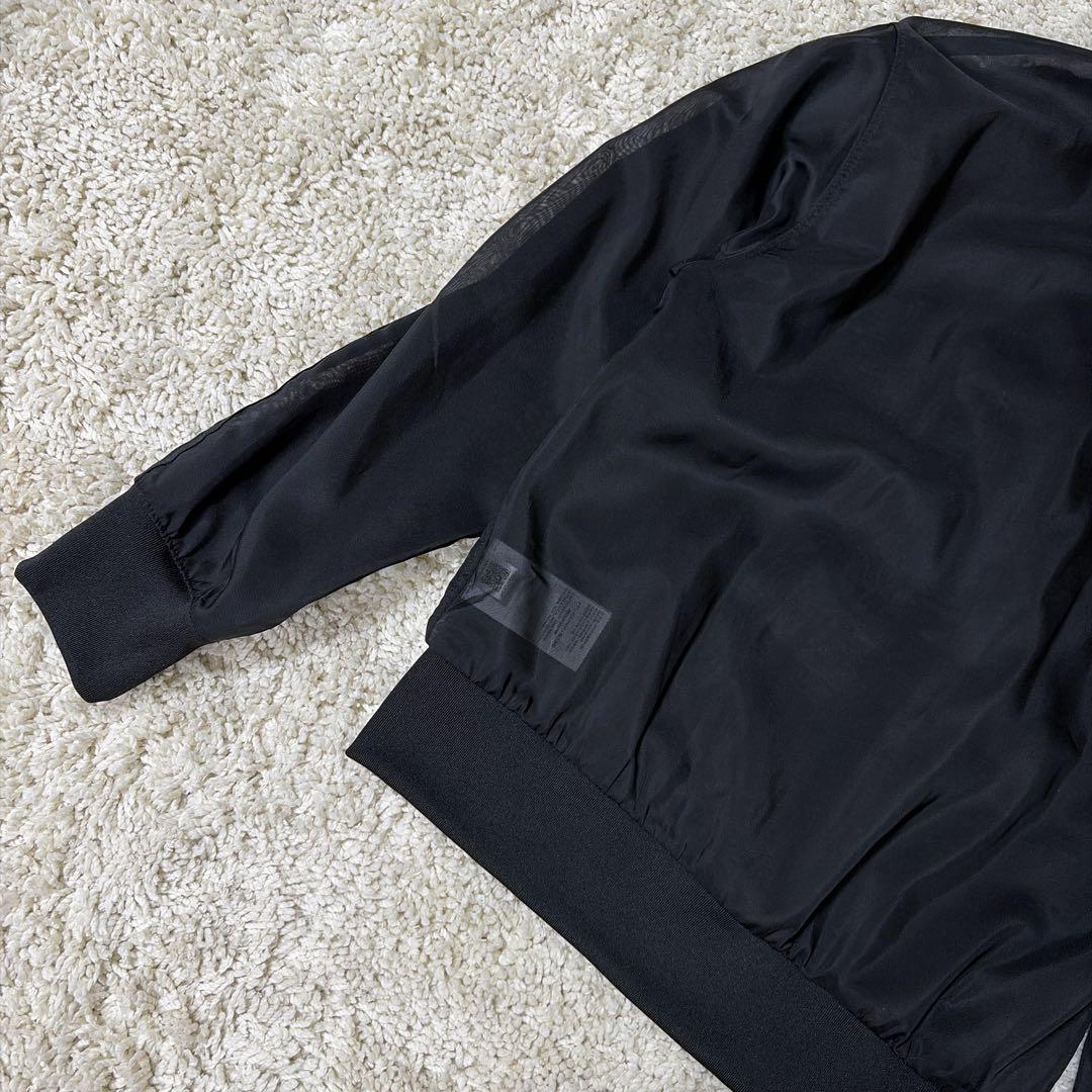 【入手困難】アディダス アディカラー シアートラックトップ ジャージ 透け感 黒